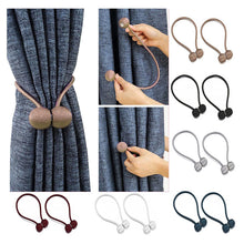 Load image into Gallery viewer, Carrywon 1pc Curtain Buckle Magnetic Pearl Ball Curtain Tiebacks Backs Holdbacks Buckle Clips Accessory Curtain Rods Accessoires