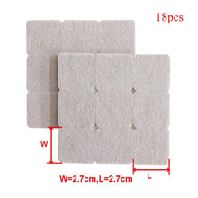 Load image into Gallery viewer, 8/16/24pcs/lot Chair Leg Pads Floor Protectors for Furniture Legs Table leg Covers Round Bottom Anti-Slip Pads Rubber Feet